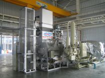 Aluminium melting & holding furnace 1200kg